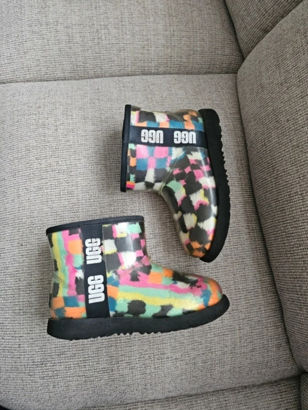 UGG Classic Clear Mini Checks Boots